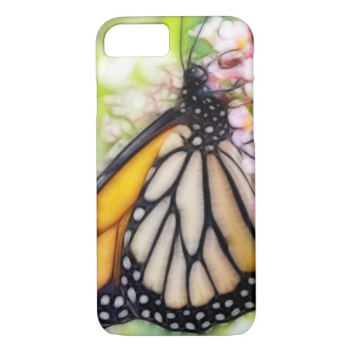 Monarch Butterfly Sipping Nectar iPhone 87 Case