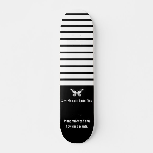 Monarch butterfly skateboard (Front)