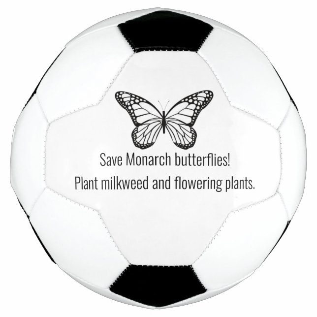 Monarch butterfly soccer ball (Front)