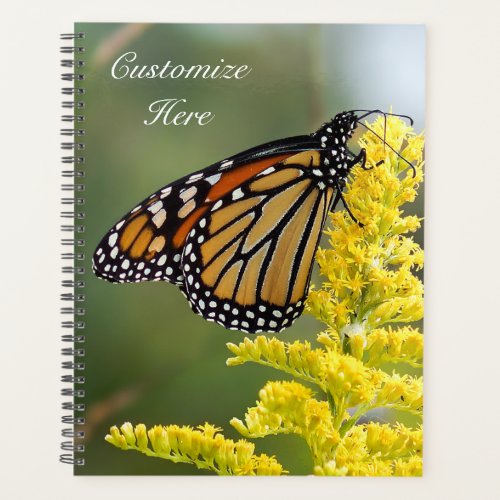 Monarch Butterfly Spiral WeeklyMonthly Planner