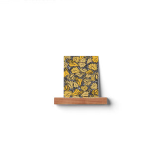 Monarch butterfly stamp print picture ledge