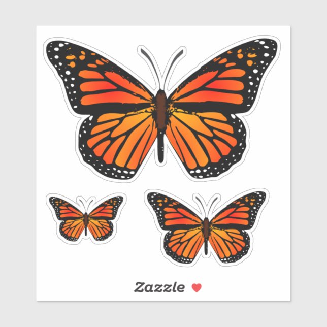 Monarch Butterfly Sticker (Sheet)