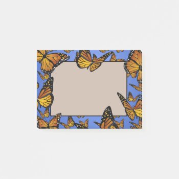 Monarch Butterfly Storm Post-it Notes by elizme1 at Zazzle