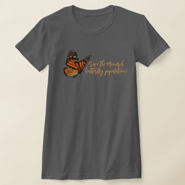 Monarch butterfly T-Shirt (Laydown)