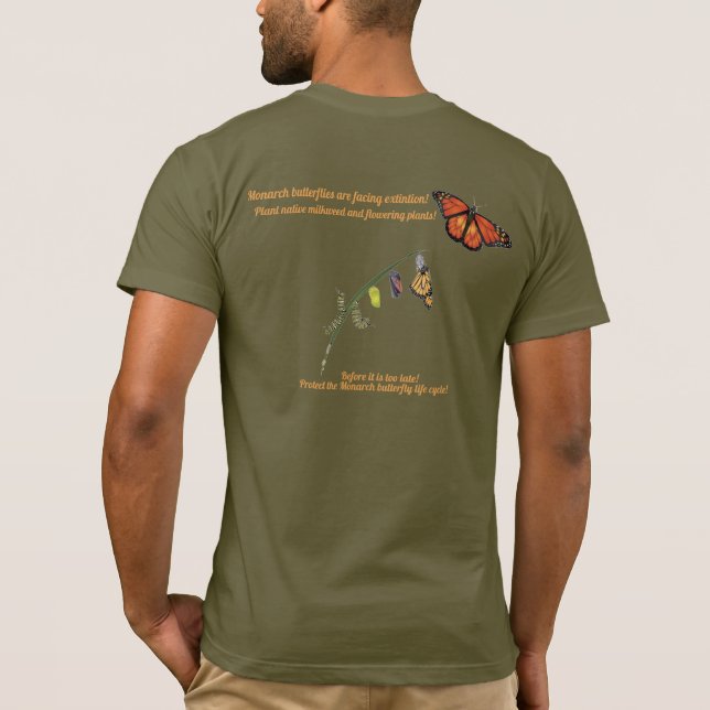 Monarch butterfly T-Shirt (Back)