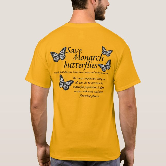 Monarch butterfly t-shirt (Back)