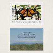 monarch butterfly take a chance (Front & Back)