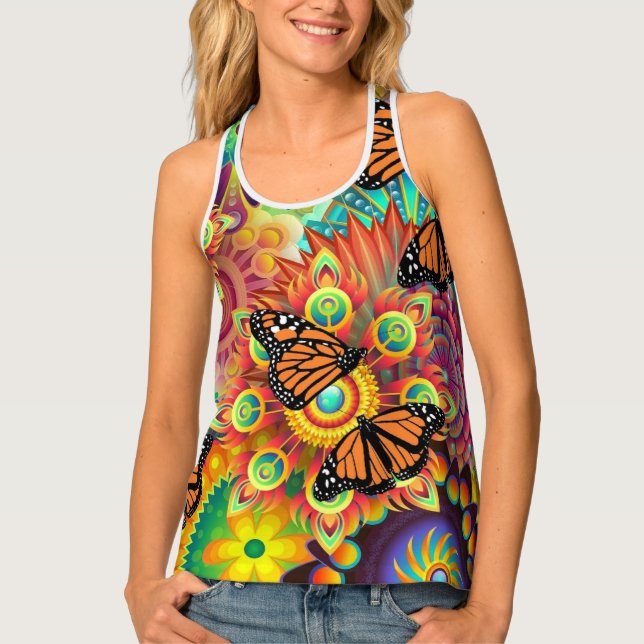 monarch Butterfly Tank Top (Front)