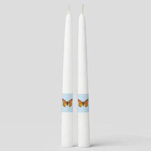 Monarch Butterfly Taper Candle