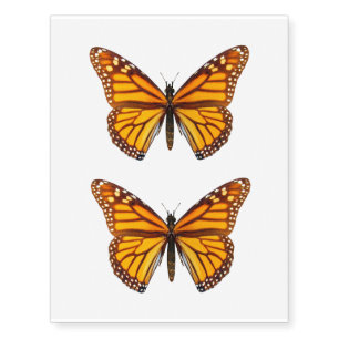 Monarch Butterfly Temporary Tattoos