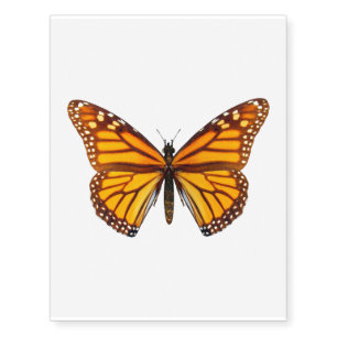 Monarch Butterfly Temporary Tattoos