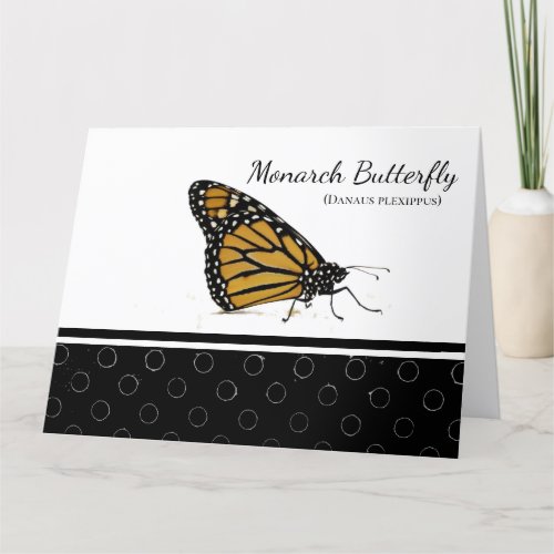 monarch butterfly thank you card