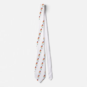 Monarch Butterfly & Tiger Lily Neck Tie