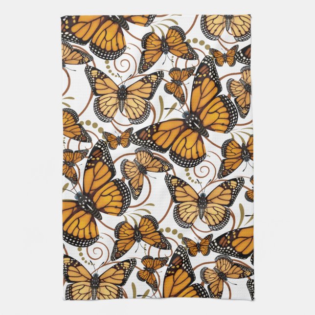 Monarch Butterfly Towel (Vertical)