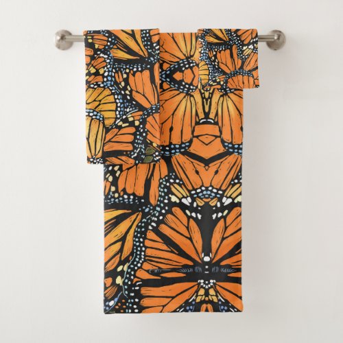 Monarch Butterfly Towel Set