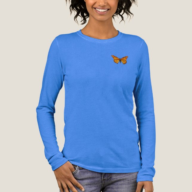 Monarch Butterfly Tri-Blend Shirt (Front)