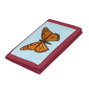 Monarch Butterfly Trifold Wallet
