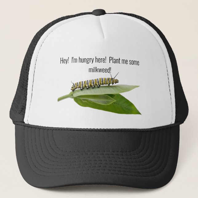 Monarch butterfly trucker hat (Front)