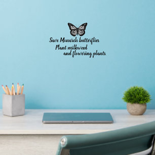 Monarch butterfly wall decal