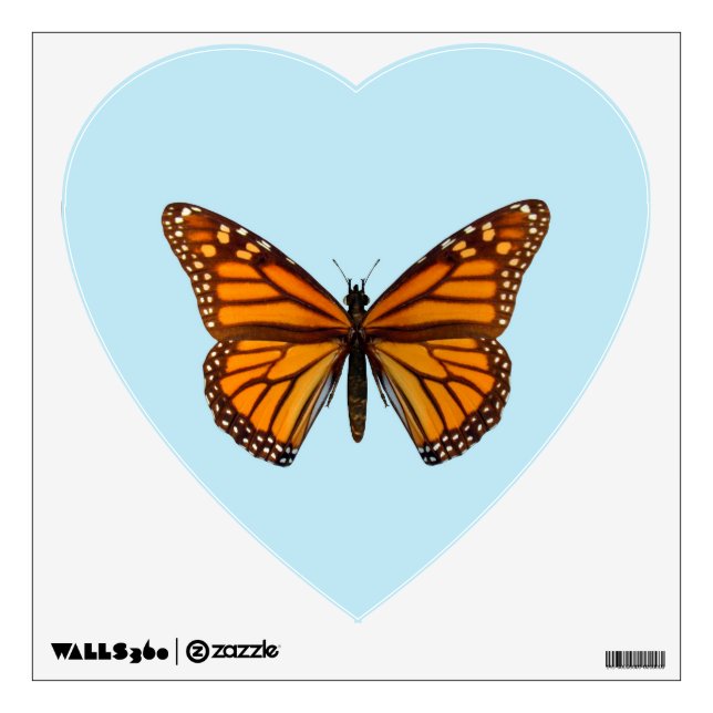 Monarch Butterfly Wall Sticker (Front)