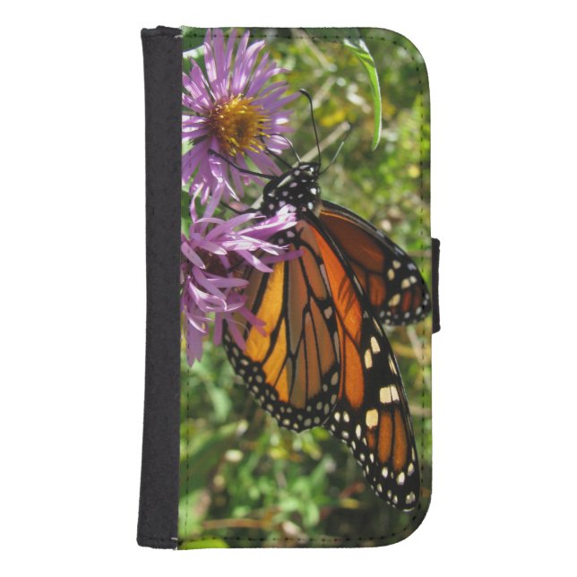 Monarch Butterfly Wallet Case (Front)