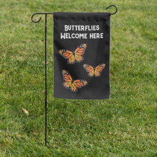 Monarch Butterfly Weatherproof Garden Flag