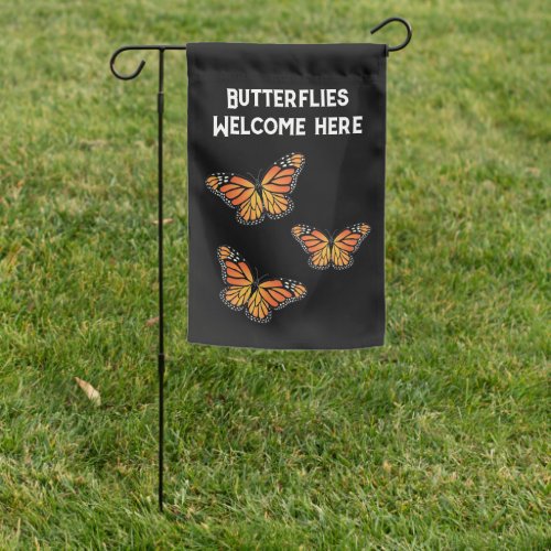 Monarch Butterfly Weatherproof Garden Flag