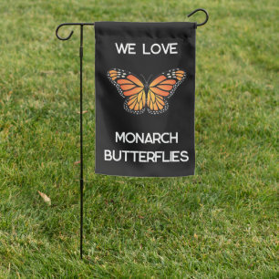 Monarch Butterfly Weatherproof Garden Flag