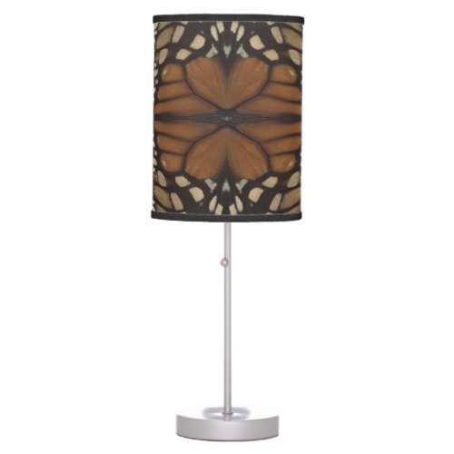 Monarch Butterfly Wing Close Up Pattern  Table Lamp