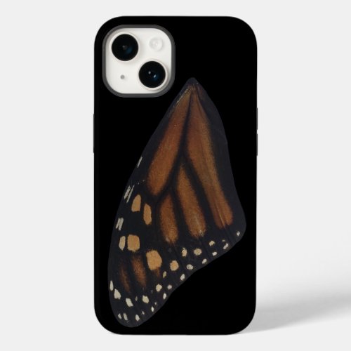 Monarch Butterfly Wing On Black  Case_Mate iPhone 14 Case
