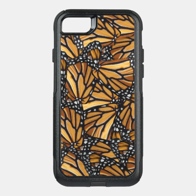 Monarch Butterfly Wings Pattern Otterbox iPhone Case (Back)