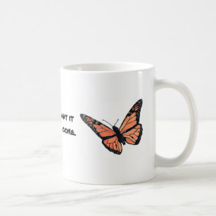 Monarch Butterfly with Milkweed Coffee Mug