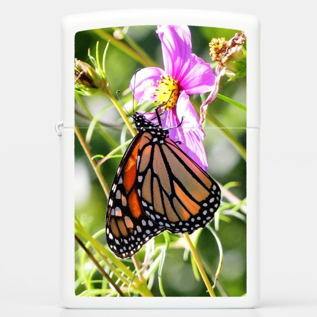 Monarch Butterfly Zippo Lighter (Front)