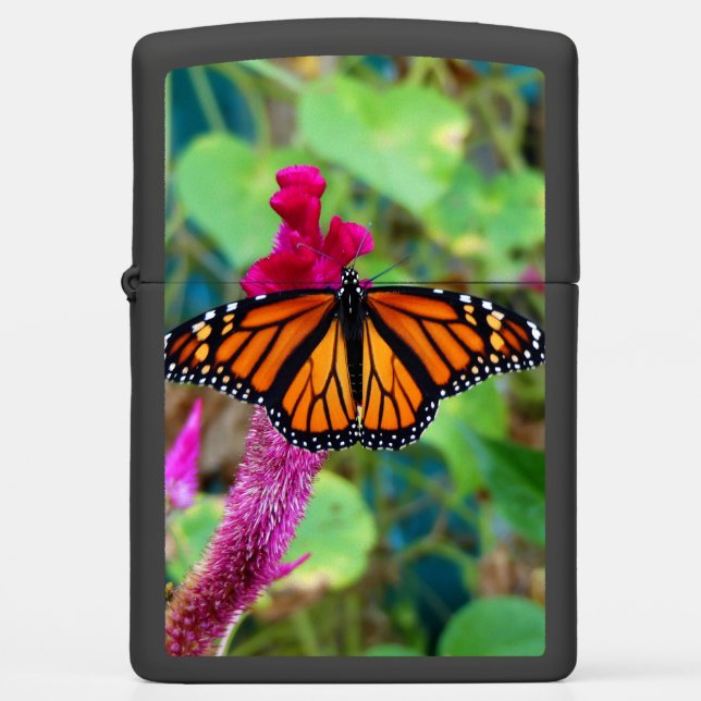 Monarch Butterfly Zippo Lighter (Front)