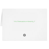 Monarch Caterpillar card (Back Horizontal)