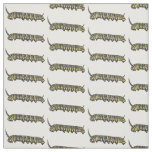 Monarch caterpillar cartoon illustration  fabric