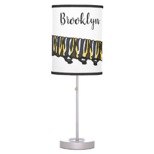 Monarch caterpillar cartoon illustration table lamp