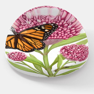 Monarch caterpillar paperweight