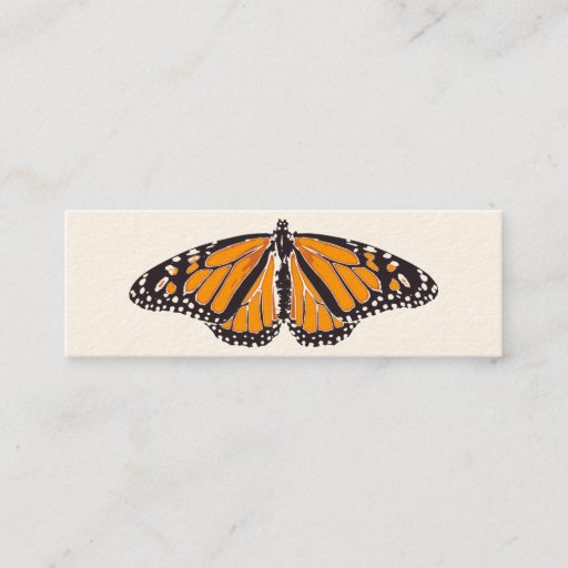 Customizable Monarch Challenge-Skinny Business Card