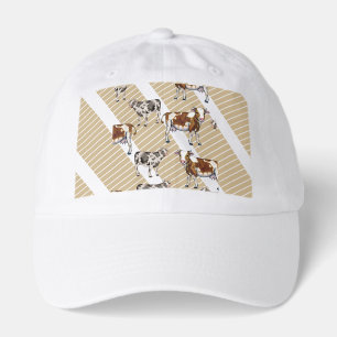 Monarch Cow Black Fur Hat