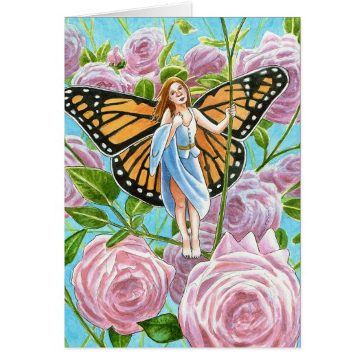 Monarch Fairy amongst the Roses (Front)