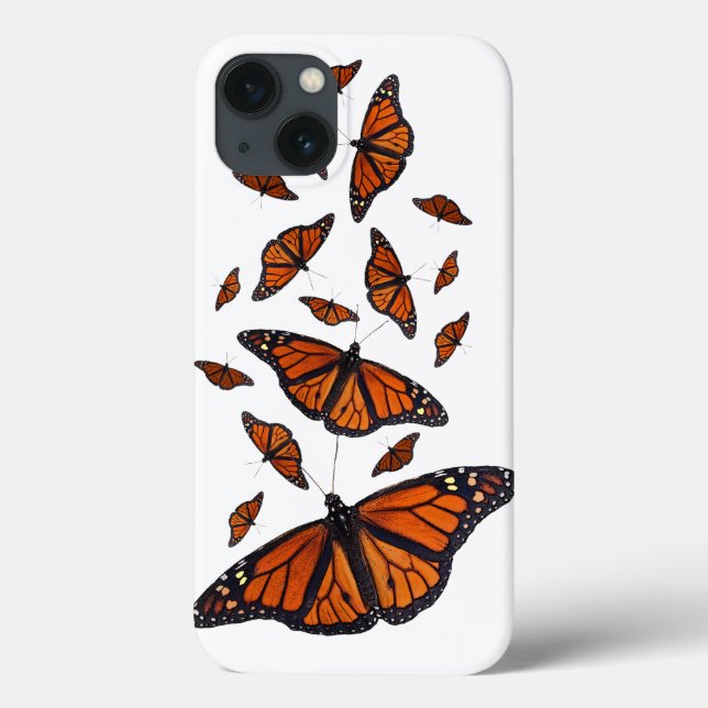 Monarch Medley iPad Case (Choose Colour) (Back)
