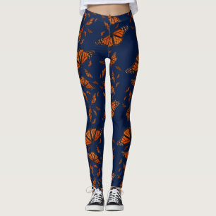 Monarch Medley Leggings (Navy)