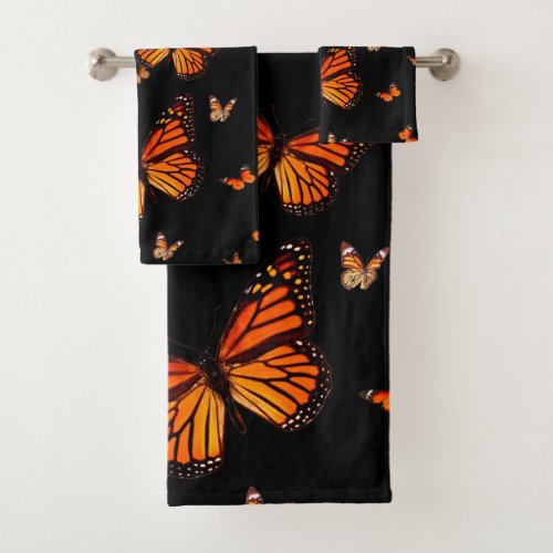 Monarch Night Bath Towel Set