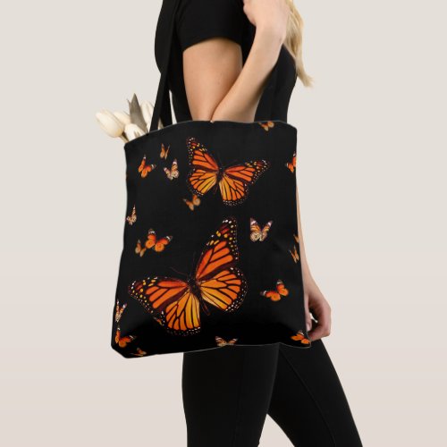Monarch Night Tote Bag