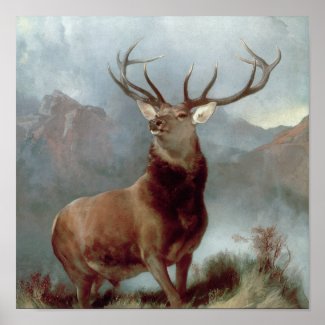 Monarch of the Glen, 1851 Poster