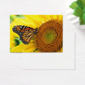 Monarch on a Sunflower ,Profile card (Desk)