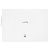 Monarch on Penta flowers Cards (Back Horizontal)