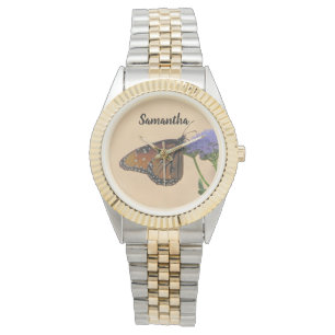 Monarch on Purple Flower Nature Photo Butterfly Watch
