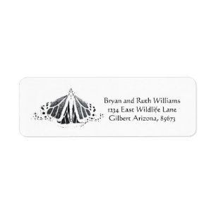 Monarch outline label